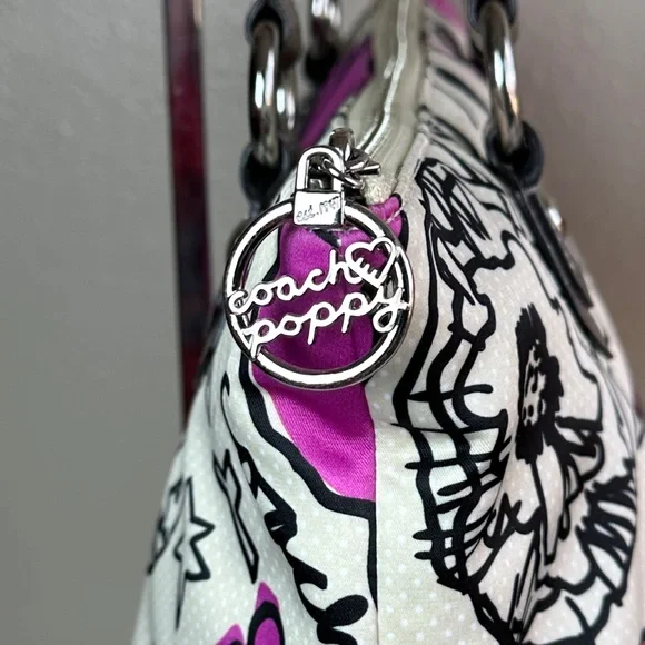 Coach Poppy Floral Tote L1071-16306 - Picture 5 of 11